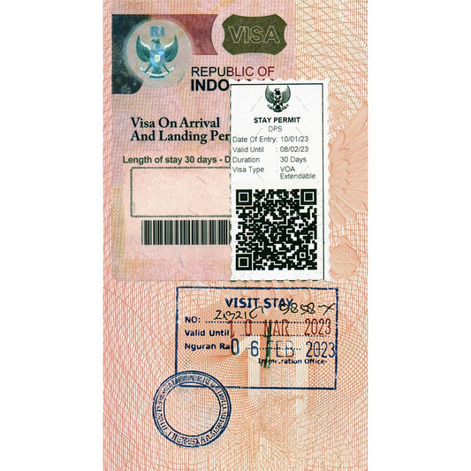 Visa on Arrival (VoA) Extension